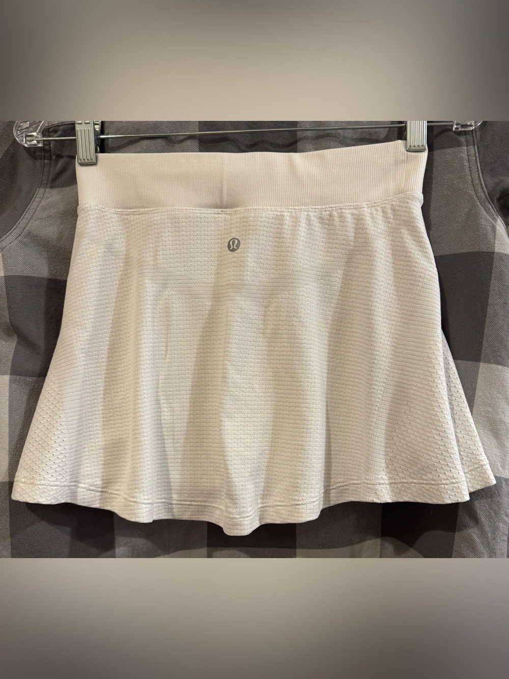 lululemon Athletica White Performance Athletic Skirt/Skirt
